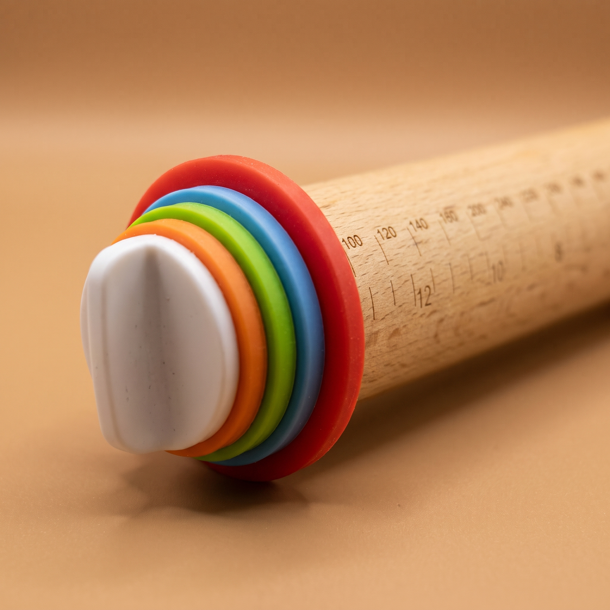 Adjustable Beech Wood Rolling Pin