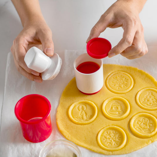 Holiday Gingerbread House Stamp & Bake Cookie Decorating Kit