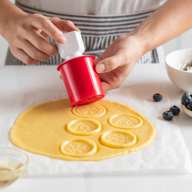 Press-Type Cookie Mold for Baking