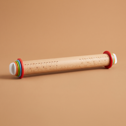 Adjustable Beech Wood Rolling Pin