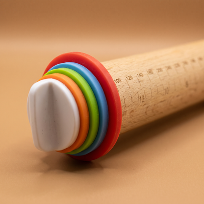 Adjustable Beech Wood Rolling Pin